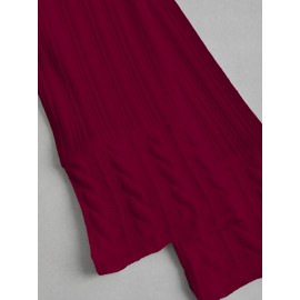 Plus Size, Plus Size Y2K Twist Plaid Faux Fur Patchwork Hooded Coat Button Long Cardigan