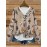 Plus Size - Plus Size Women'S Cozy Cat Print V-Neck Cardigan - Long Sleeve, Button-Up, Casual Fall/Winter Sweater with Pockets, Brown & White Cat Design, Perfect for Casual Attire, Cozy Fall Wear | Playful Print Cardigan | Construction