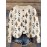 Plus Size - Women'S Cardigan Long Sleeved Jacket Sweater Women'S Casual Cat Print Cardigan- Long Sleeve Round Neck Button Open Front Sweater, Machine Washable Spring And Autumn Layering Top, Durable Shirt
