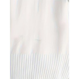 Elegant Oversized Long Sleeve Cardigan for Women - Solid Color, Medium Stretch, with Pockets, Fall/Winter Fashion, Plus Size, Pink