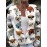 Plus Size - Women'S Cardigan Long Sleeved Jacket Sweater 3D Printed Dog Sweater, Youthful Style