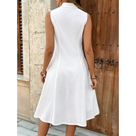 Women'S Elegant Sleeveless V-Neck Maxi dress - Formal & Casual long gown, A-Line Silhouette, Easy-to-Wear Everyday to Evening Outfits, Seasonal Fashion, Sophisticated Design, Quality Stitching, Stylish Outfit, Fashion Lovers, Versatile Outfit, Durable Stitching, Adult Clothing